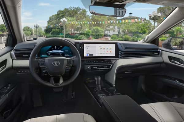 2026 Toyota Camry XLE exterior front view with elegant styling